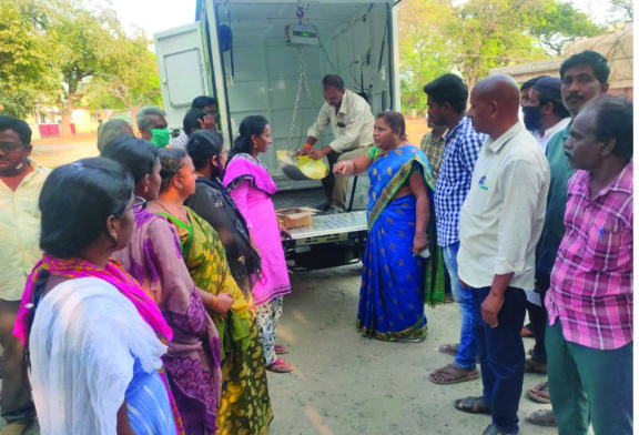 రేషన్ బియ్యం సరఫరా వాహనాలు ట్రయిల్ రన్